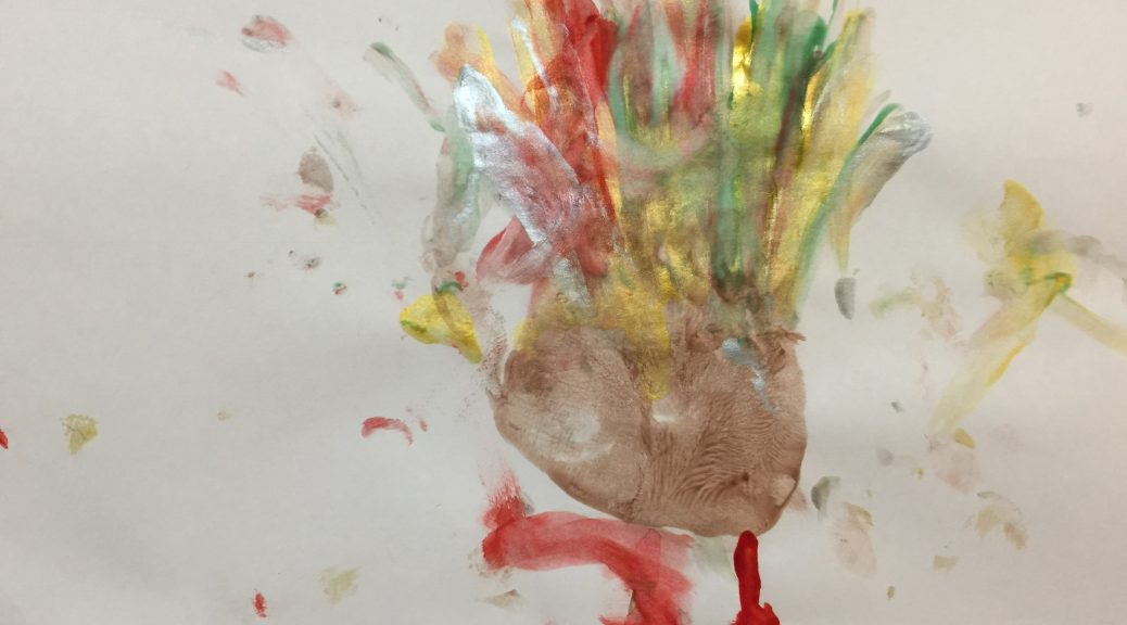 Declan’s 2017 hand turkey